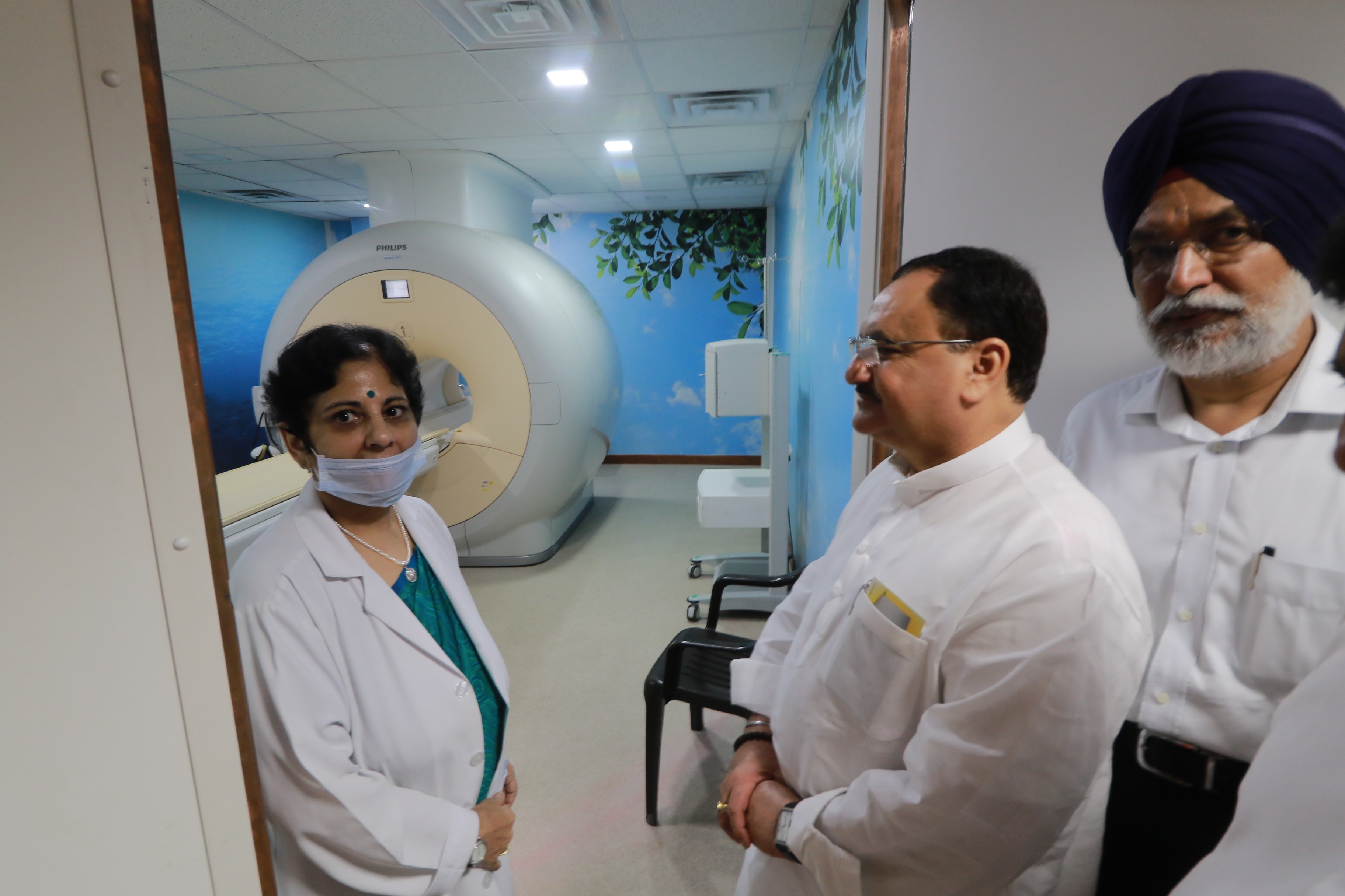 Inauguration of MRI Machine by Sh. Jagat Prakash Nadda, Union Minister of Health & Family Welfare on 10.09.2016